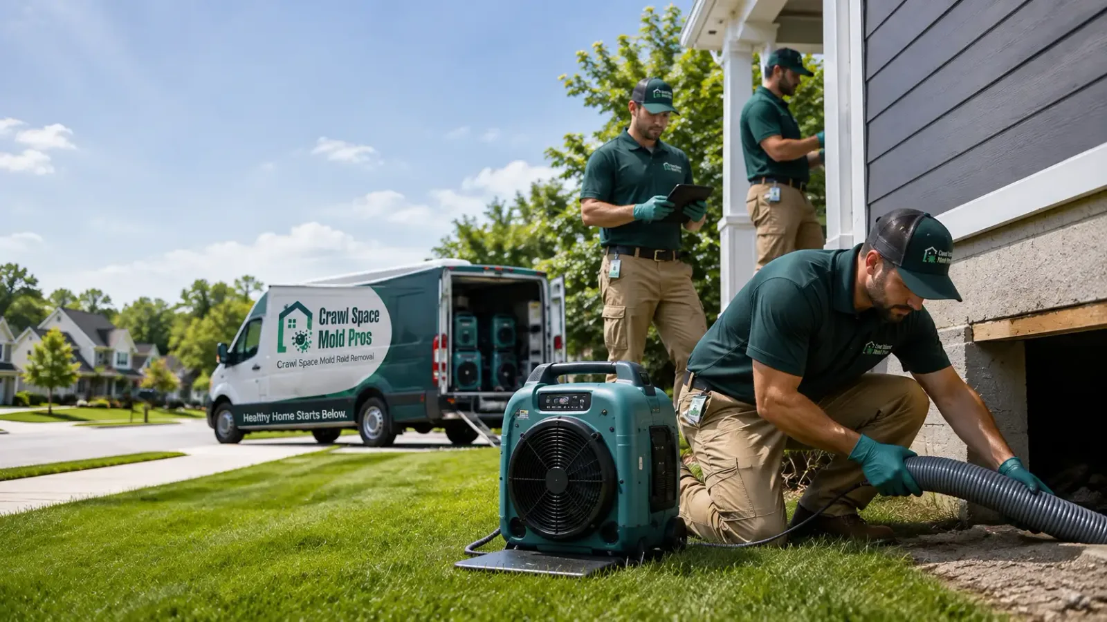 Crawl Space Mold Removal in Byers, KS
